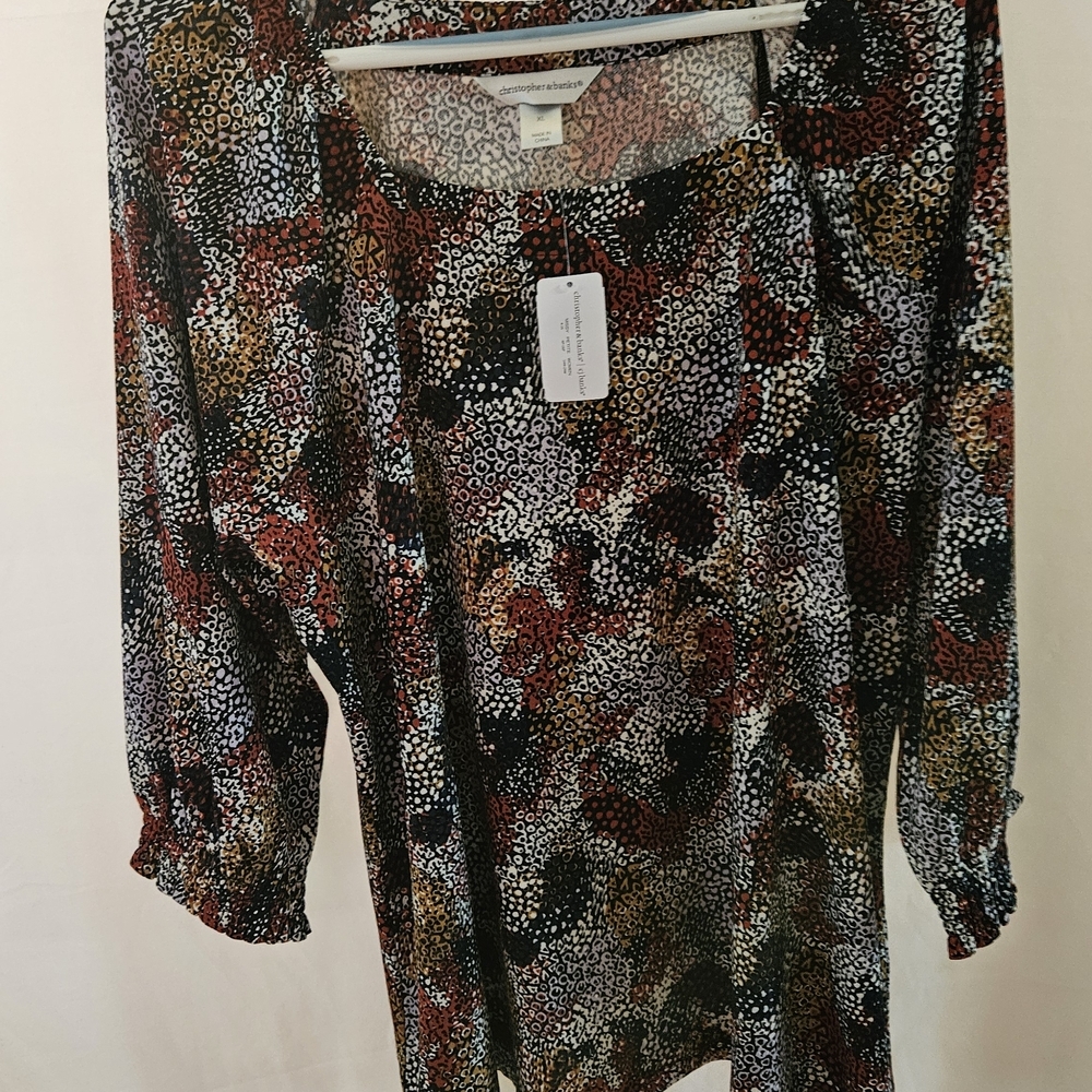 Christopher & Banks Multicolor Blouse
